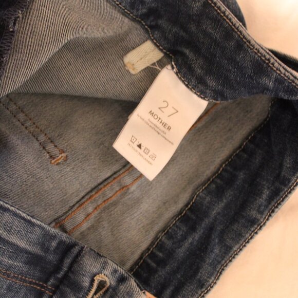 MOTHER High Rise Blue Jeans - Picture 9 of 10